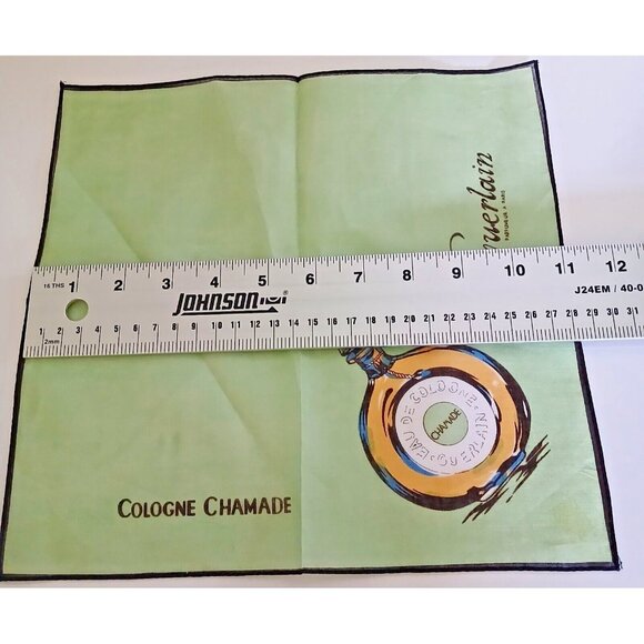 GUERLAIN Parfumeur a Paris Cologne Chamade Pocket Square Handkerchief Lot Scarf - Picture 7 of 12